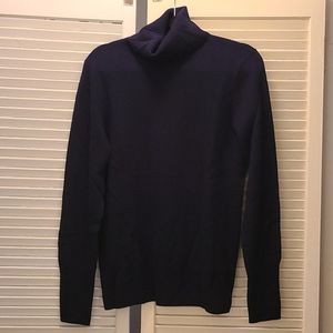 J. Crew Navy Turtleneck Sweater